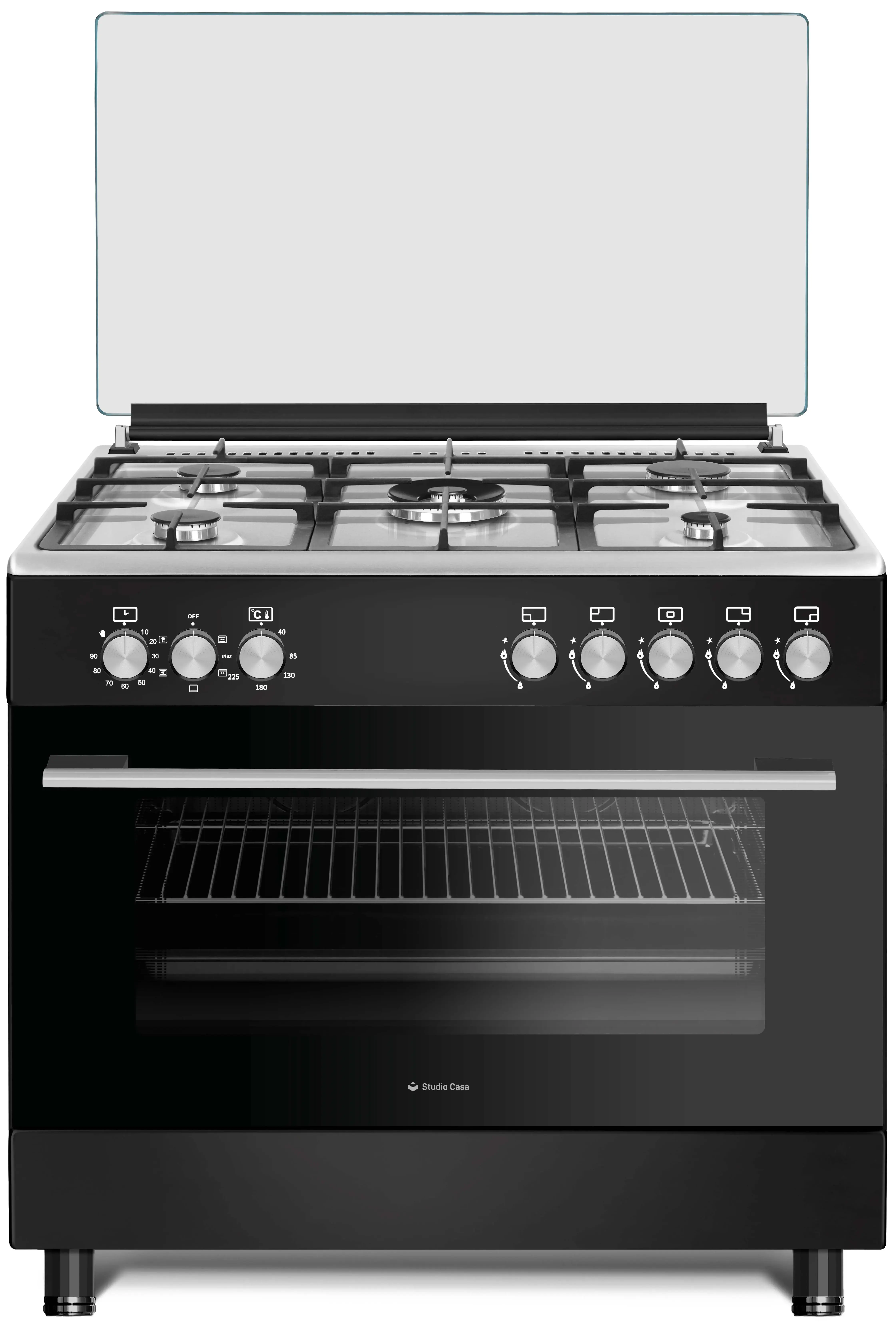 Set electrocasnice Studio Casa Bergamo + ST2196 (Black/Inox)