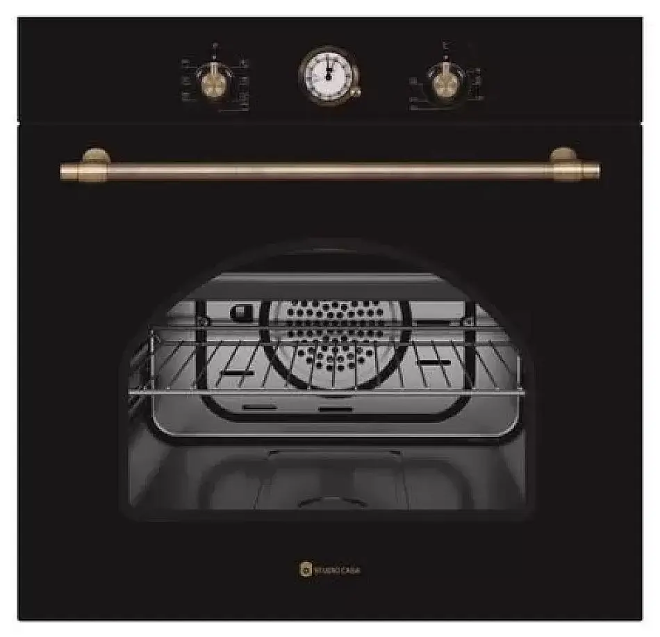 Set electrocasnice Studio Casa Dolce Vita Rustic FEDV60 Nero + Dolce Vita PDV60 Nero + Onda Retro (Black)