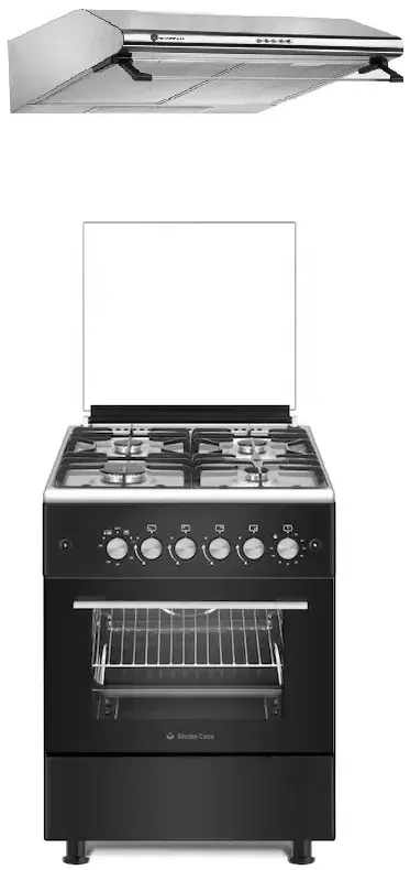 Set electrocasnice Studio Casa Marco + Alfa (Black/Inox)