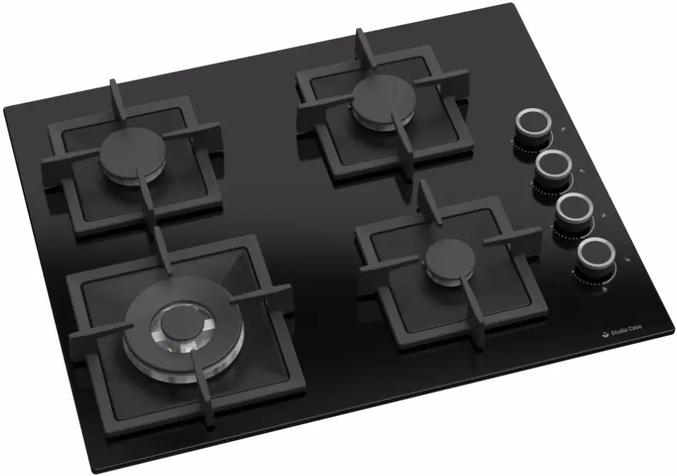 Комплект встраиваемой бытовой техники Studio Casa Ambra Nero FE808 + Viva Cry60 + Wind Turbo (Black) - 4