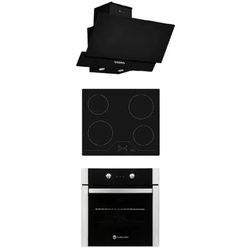 Set electrocasnice incorporabile Studio Casa LN 605 + VCR4RSP60 + Glam Duo 60 (Electrik Black)