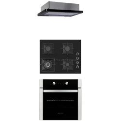 Комплект встраиваемой бытовой техники Studio Casa LN 605 Venetia + Viva Cry60 + Lean 3D (Black)