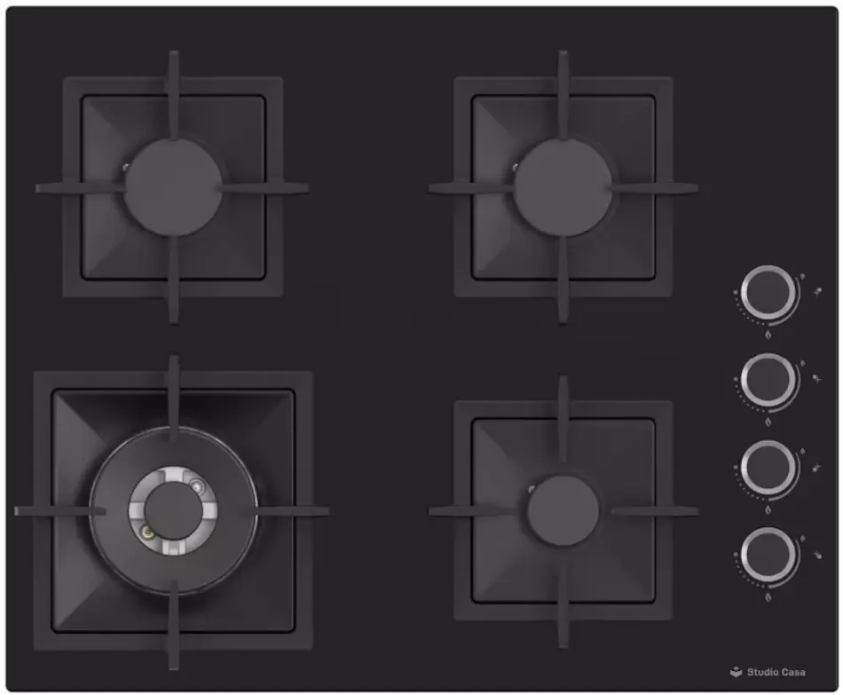 Комплект встраиваемой бытовой техники Studio Casa LN 605 Venetia + Viva Cry60 + Lean 3D (Black) - 4