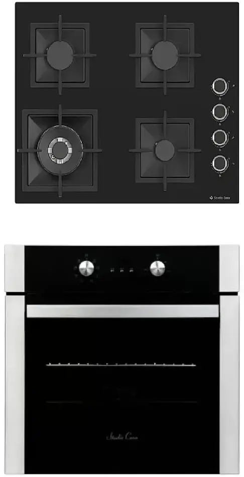 Комплект встраиваемой бытовой техники Studio Casa Venezia Clasic Ln605Blk + Viva Cry 60 (Black)