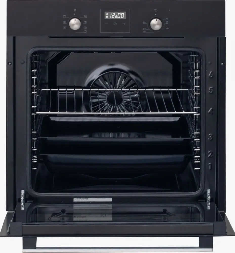 Set electrocasnice incorporabile Studio Casa Ambra Nero FE808 + VCR4RSP60 + Moderna Turbo (Black)