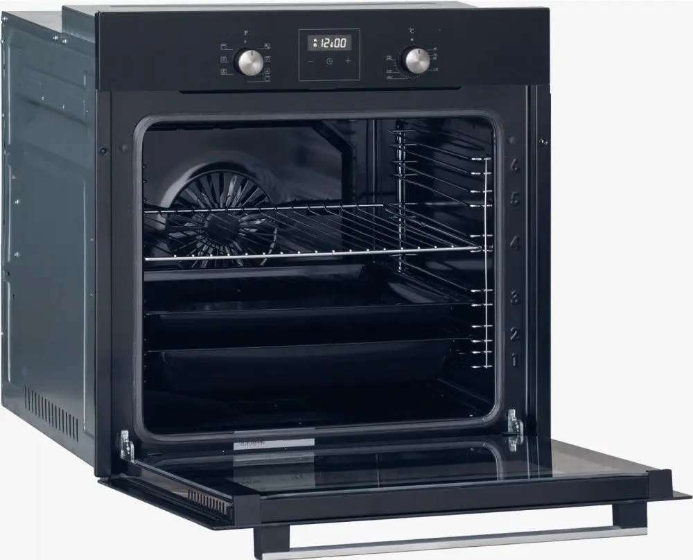 Set electrocasnice incorporabile Studio Casa Ambra Nero FE808 + VCR4RSP60 + Moderna Turbo (Black)