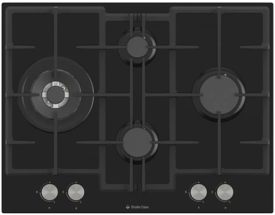 Set electrocasnice incorporabile Studio Casa Bellagio FE8102 + Bellagio Nero 70 + Wind Turbo Black (Inox/Black)