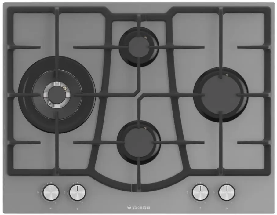 Set electrocasnice incorporabile Studio Casa Elegance Aqua Cooking Art Grey FE810 + Elegance Grey 70 + Dual Plane Grey 60 (Grey/Inox)
