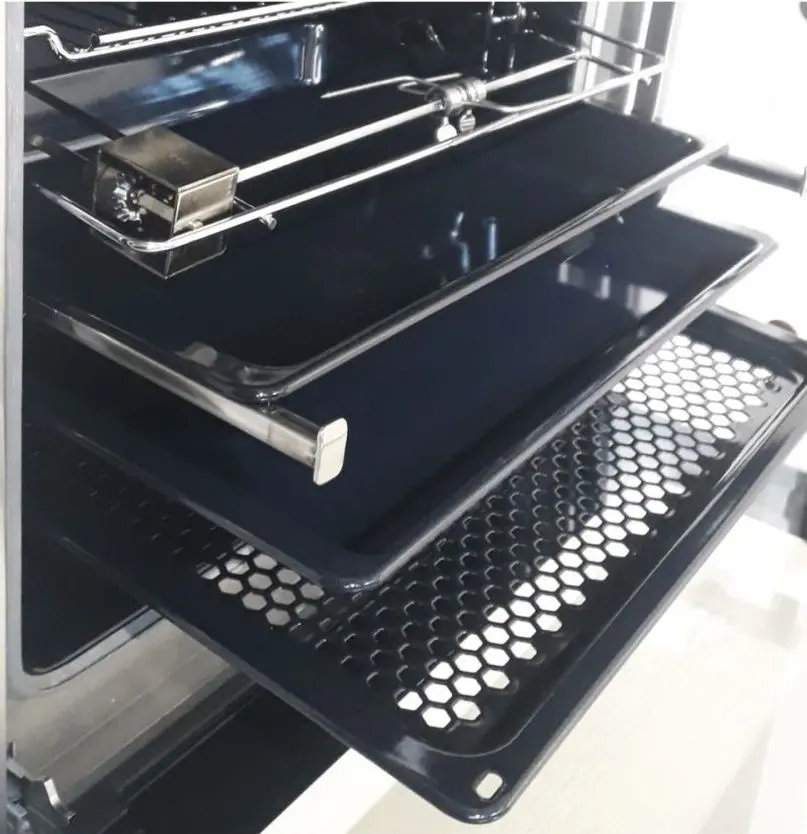 Set electrocasnice incorporabile Studio Casa Elegance Aqua Cooking Art Grey FE810 + Elegance Grey 70 + Dual Plane Grey 60 (Grey/Inox)