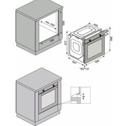 Set electrocasnice incorporabile Studio Casa Elegance Aqua Cooking Art Grey FE810 + Elegance Grey 70 + Dual Plane Grey 60 (Grey/Inox) Thumb