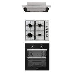 Set electrocasnice incorporabile Studio Casa PG60INOX + Alizee 60 X + FG60Nero (Inox/Black) Thumb
