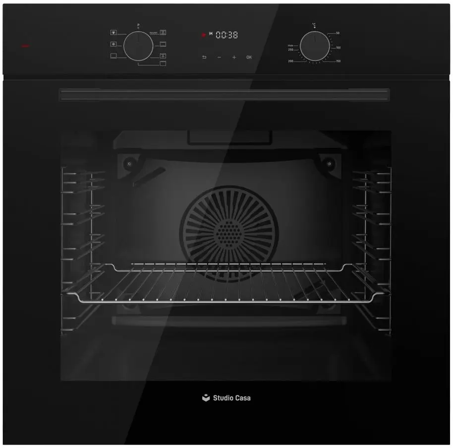 Set electrocasnice incorporabile Studio Casa Rialto FE737 + Rialto 60 + Wind Turbo Black (Black)