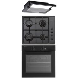 Set electrocasnice incorporabile Studio Casa Trio Mirage Iseo FE 605 + Iseo PG660 + Iseo 60 (Black) Thumb