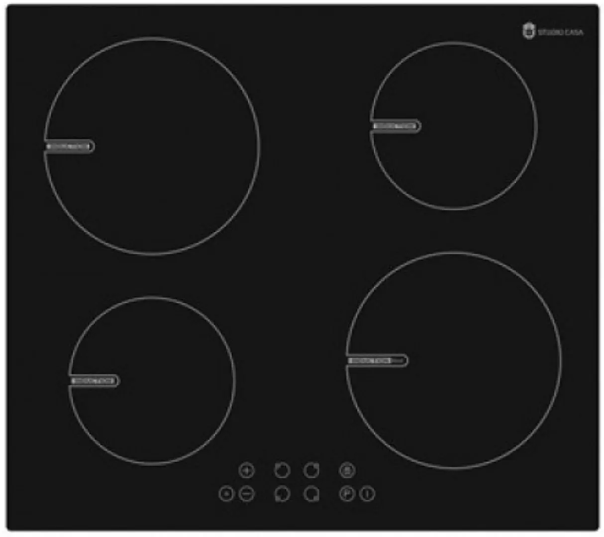 Набор бытовой техники Studio Casa Ambra Nero FE808 + Indra 60 + Moderna Turbo (Black) - 3