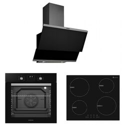 Набор бытовой техники Studio Casa Ambra Nero FE808 + Indra 60 + Moderna Turbo (Black)