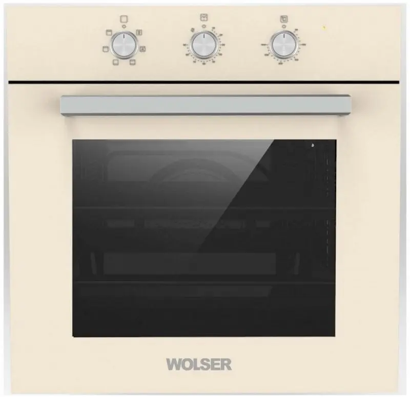 Комплект встраиваемой техники Wolser WL-60 FG IX + WL-6400 GBN + 456839 (Ivory) - 2