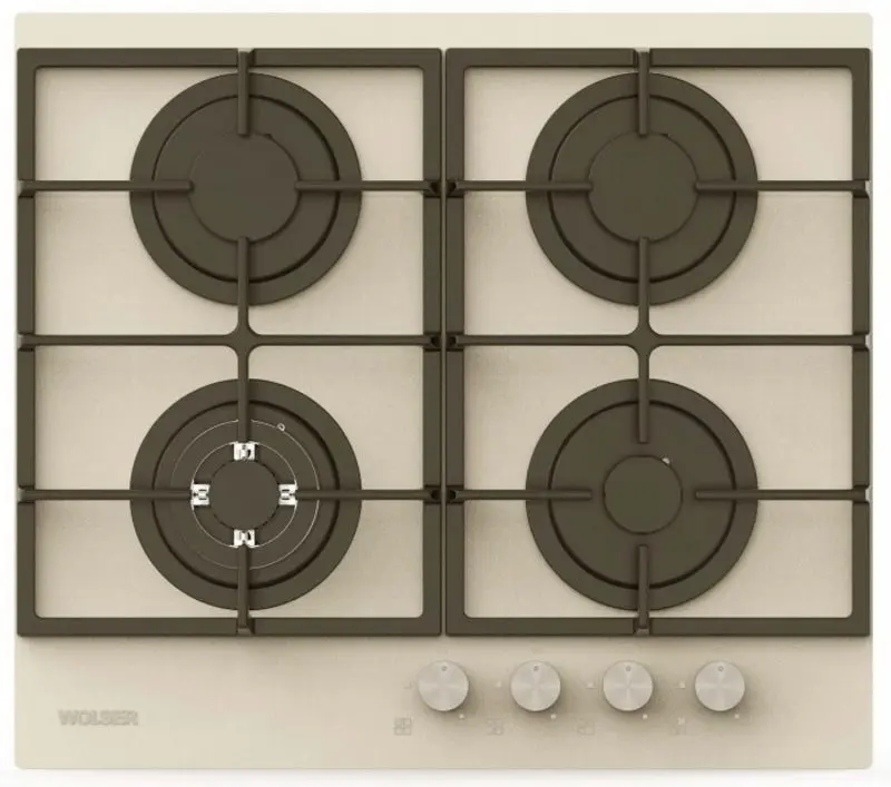 Комплект встраиваемой техники Wolser WL-60 FG IX + WL-6400 GBN + 456839 (Ivory) - 3