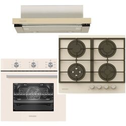 Комплект встраиваемой техники Wolser WL-60 FG IX + WL-6400 GBN + 456839 (Ivory) Thumb