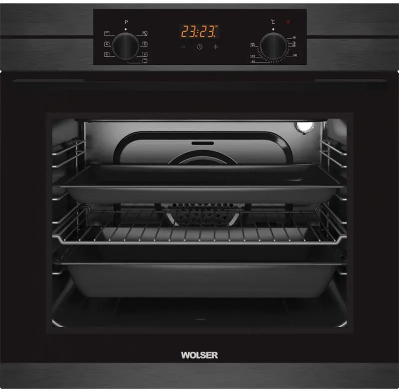 Комплект встраиваемой техники Wolser WL-6400 GBN V FFD + WL-TR08 + WL-TR 60 AGB (Black) - 2