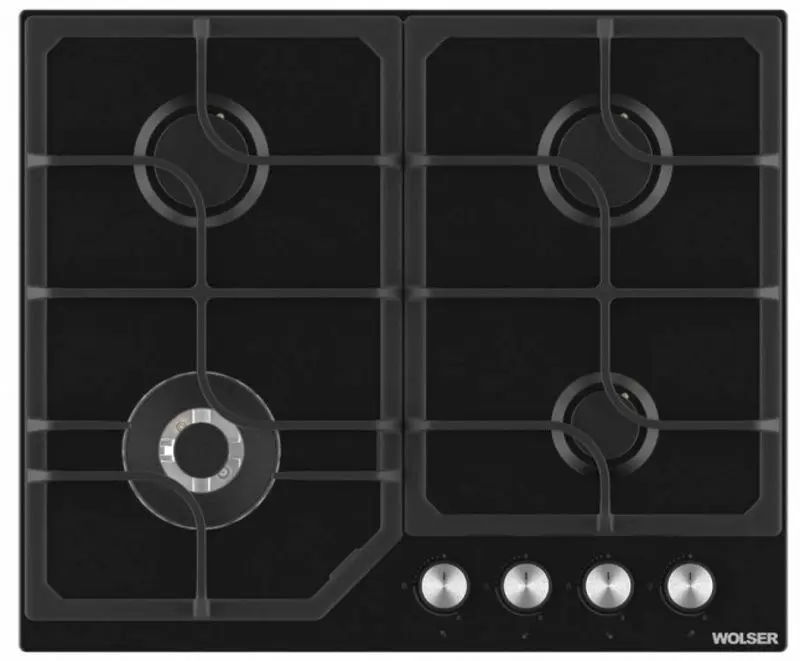 Комплект встраиваемой техники Wolser WL-F 60 Slim + WL-F 6400 GBN Q + WL-TR08 DB V (Black) - 3
