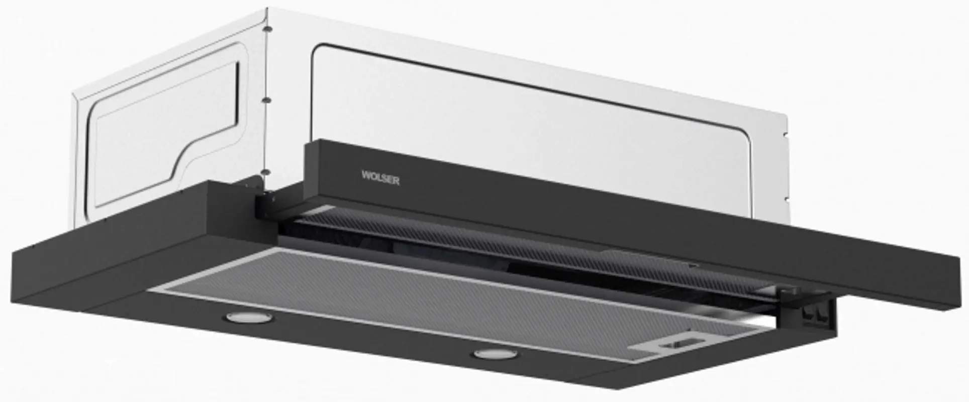 Комплект встраиваемой техники Wolser WL-F 60 Slim + WL-F 6400 GBN Q + WL-TR08 DB V (Black) - 4