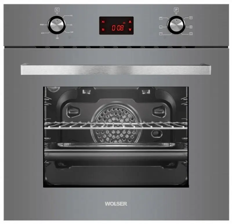 Комплект встраиваемой техники Wolser WL-F 60 Slim + WL-F 6403 GT IC Romb + WL-F 66 D GR (Grey) - 2