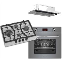 Комплект встраиваемой техники Wolser WL-F 60 Slim + WL-F 6403 GT IC Romb + WL-F 66 D GR (Grey)