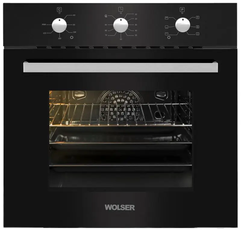 Комплект встраиваемой техники Wolser WL-F 601 AF + WL-F 6400 GBN Q + WL-F 66 MSN (Black) - 4