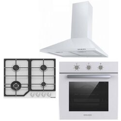 Set electrocasnice incorporabile Wolser WL-F 6400 GBN Q + WL-TR06 MW + WL-F 601 AF (White)