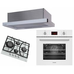 Set electrocasnice incorporabile Wolser WL-F 6403 GT IC Romb + WL-F 67 DW + WL-TR 60 FG (White)