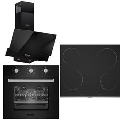Комплект встраиваемой техники Wolser WL-TR 640 EL + WL-F 67 M + WL-F 60 AL (Black)