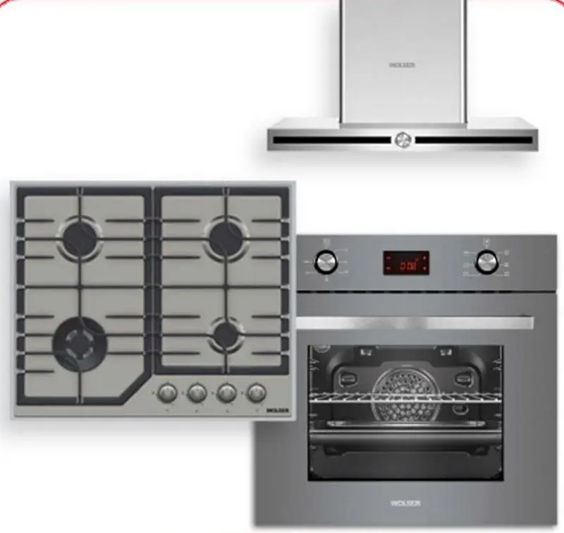 Комплект встраиваемой техники Wolser WL-TR 652 M + WL-F 6402 GT IC + WL-F 66 D GR (Grey)