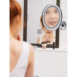 Oglindă cosmetică cu iluminare Adler AD 2168 (White/Inox) Thumb