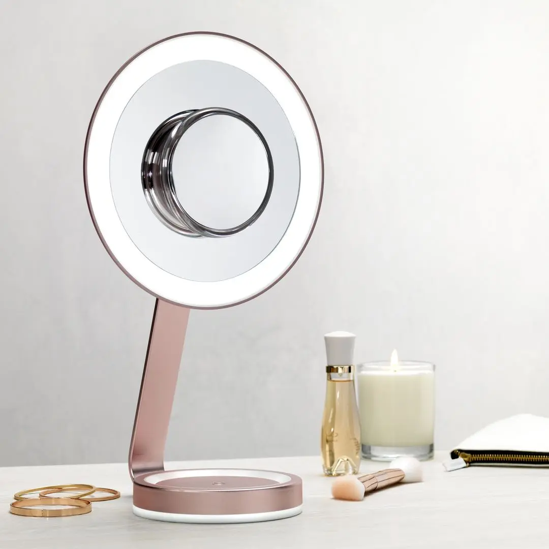 Зеркало косметическое с подсветкой BaByliss 9450Е (Pink/Gold) - 8