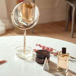 Oglinda cosmetica Beautify 4000113 (Golden) Thumb