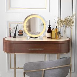 Oglinda cosmetica cu iluminare Costway HU10613DE-WH (White) Thumb