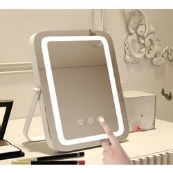 Oglinda cosmetica cu iluminare Costway HU10614DE-WH (White) Thumb