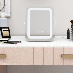 Oglinda cosmetica cu iluminare Costway HU10614DE-WH (White) Thumb