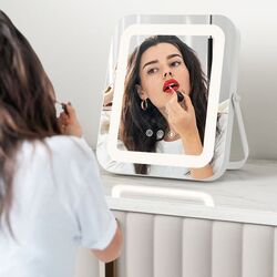 Oglinda cosmetica cu iluminare Costway HU10614DE-WH (White) Thumb