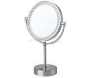 Oglinda cosmetica cu iluminare Ikea Kaitum 20cm (Argintiu)