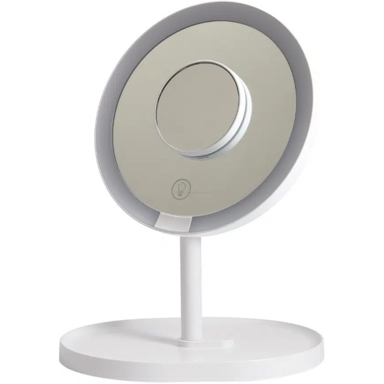 Зеркало косметическое с подсветкой InnoGio GIOperfect Diamond Glow GIO-765 (White)