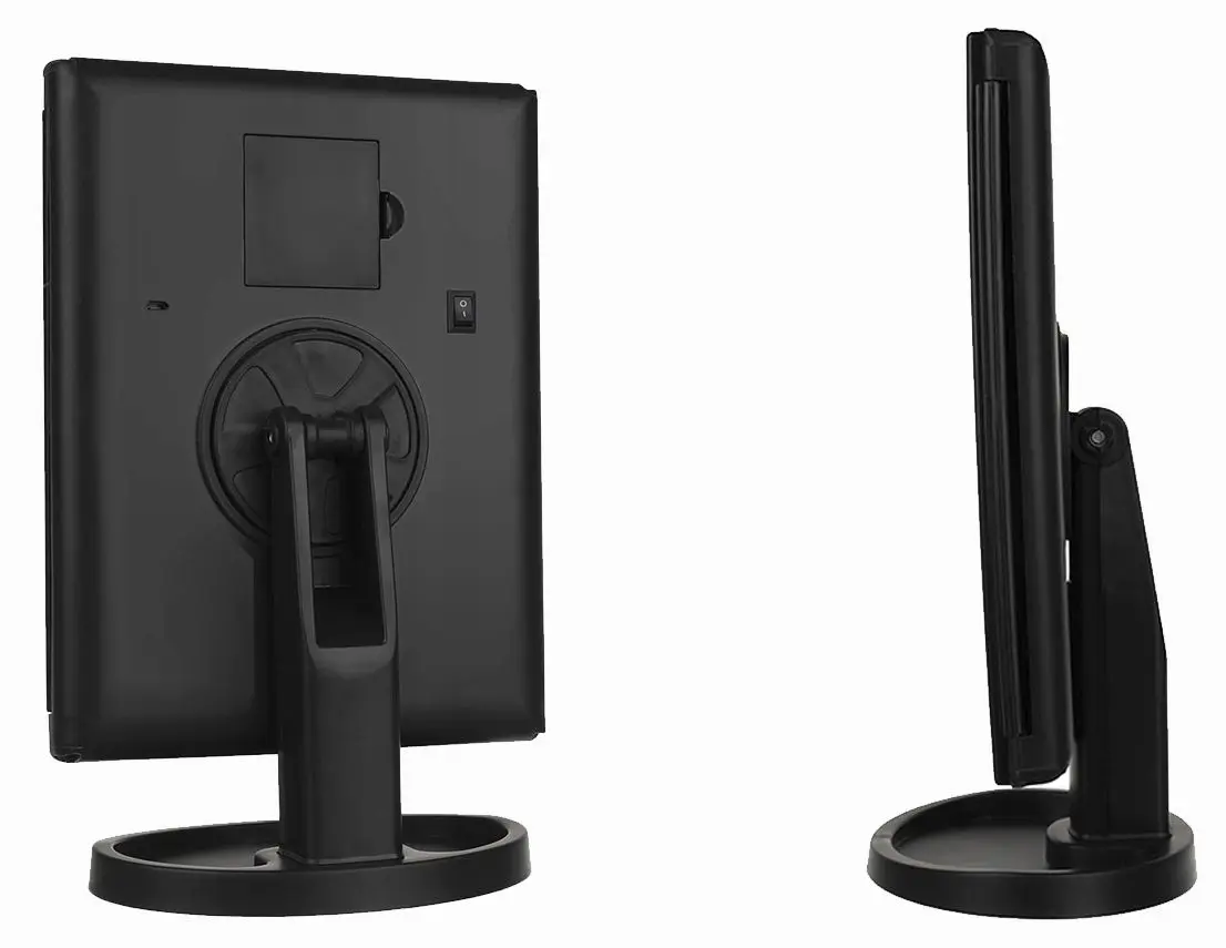 Oglindă cosmetică cu iluminare Iso Trade 7870 (Black)