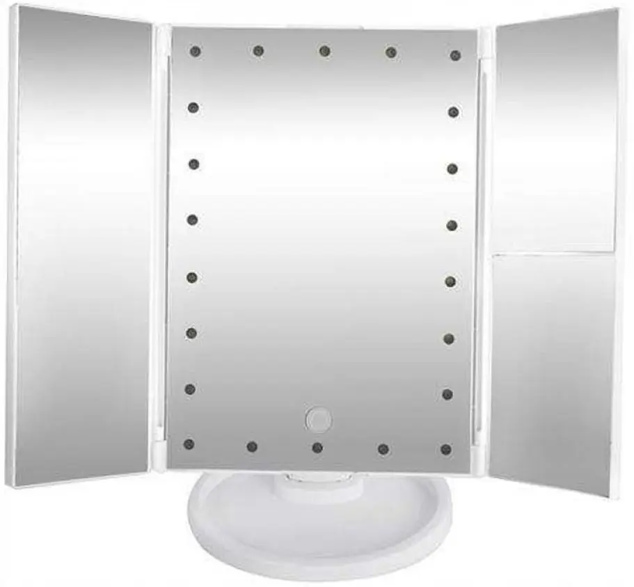 Oglindă cosmetică cu iluminare Iso Trade L7032 (White)