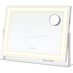 Oglinda cosmetica cu iluminare Songmics LWM002W02 (White)