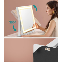 Oglinda cosmetica cu iluminare Songmics LWM002W02 (White) Thumb