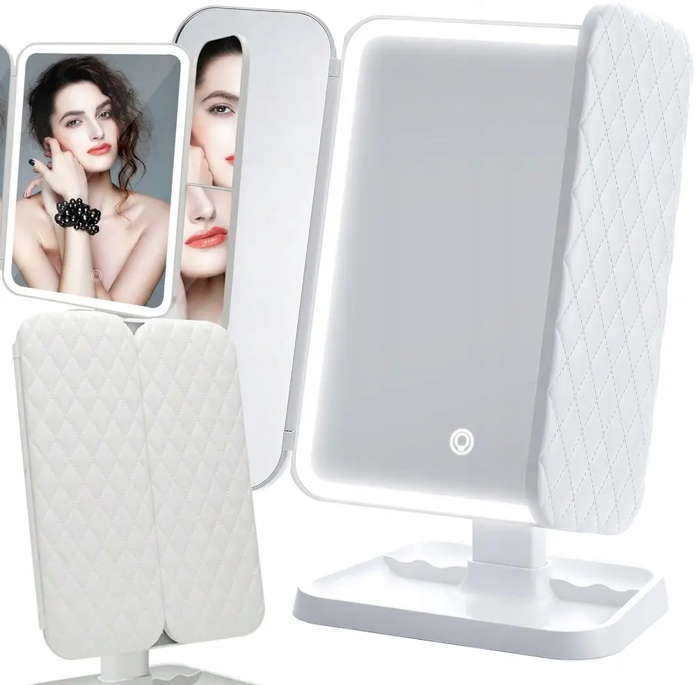 Oglinda cosmetica cu iluminare Soulima 26952 (White) - 3