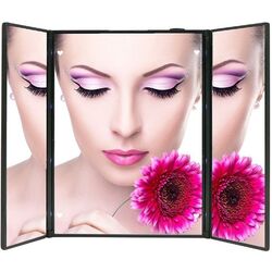 Oglinda cosmetica cu iluminare Vaisselle 2020-8-32 (Black)