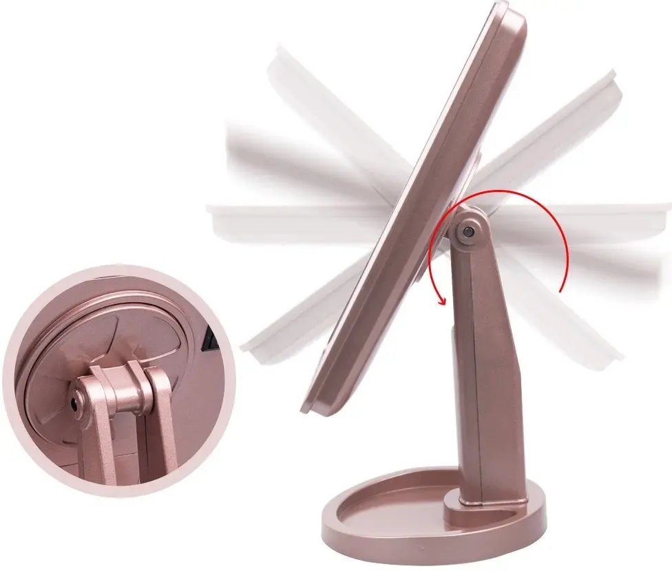 Oglinda cosmetica cu iluminare Vaisselle 2020-8-35 (Black)