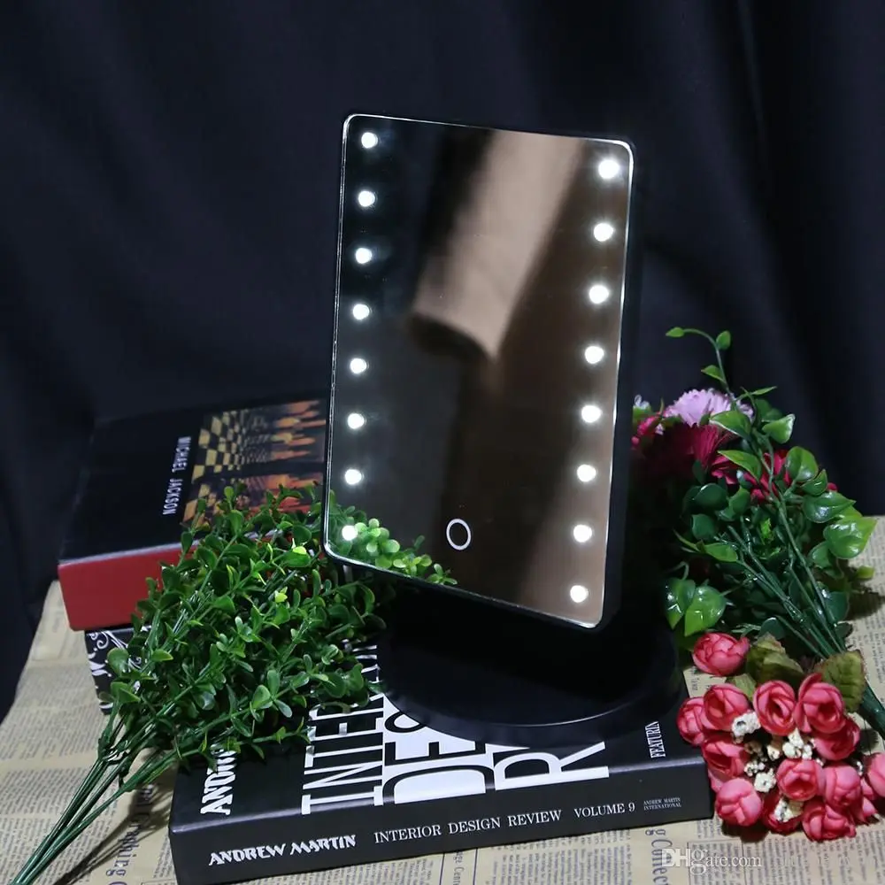 Oglinda cosmetica cu iluminare Vaisselle 2020-8-35 (Black)