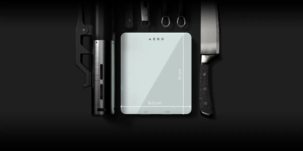 Cantar de bucatarie Aeno KS1S (White)